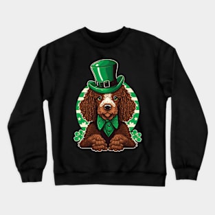 Poodle St. Patrick's day Crewneck Sweatshirt